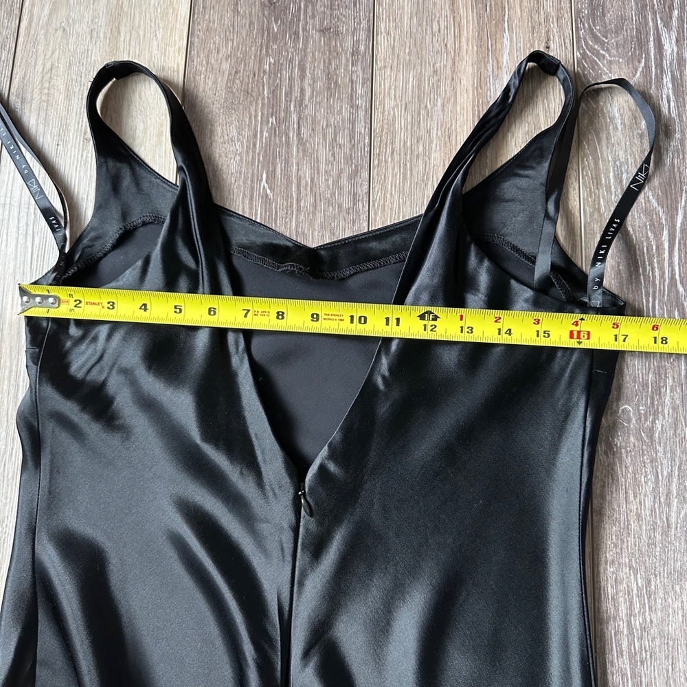 🛍️ Vintage NIKI by Niki Livas gorgeous sexy black dress size 14 excellent . - Picture 6 of 10